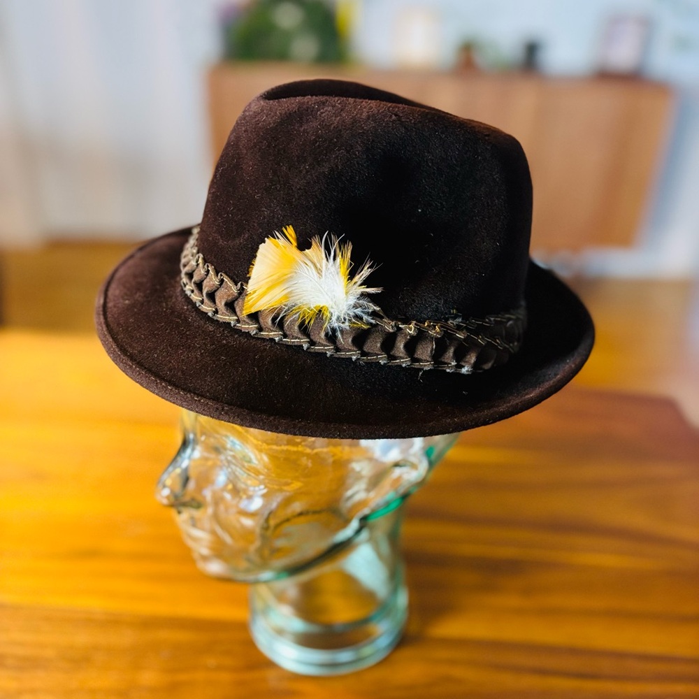 Vintage Lee “Ambassador” Brown Felt Fedora – Beaver Finish – 1950s–1960s